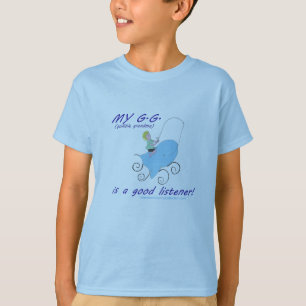 Le T-shirt de mamie du garçon américain de conte