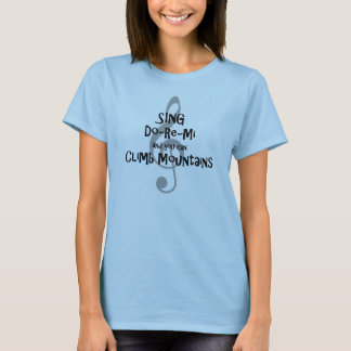 Le T-shirt de musique "CHANTENT Faire-Re-MI "