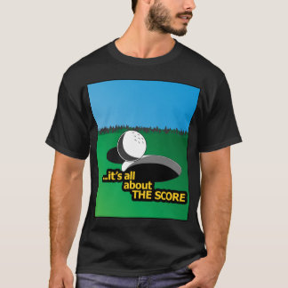 Le T-shirt de noir de SCORE