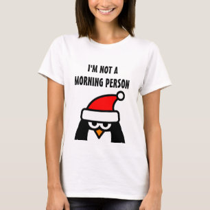 Le T-shirt   de pingouin de Père Noël je ne suis