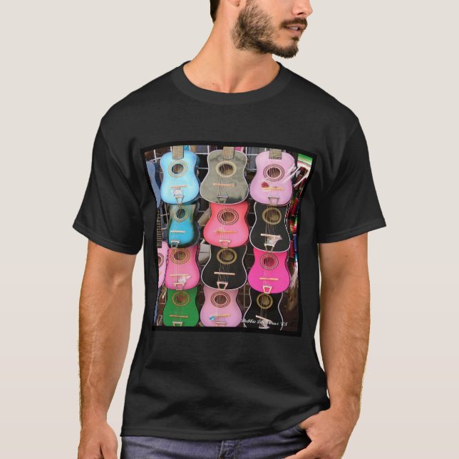 Le T-shirt de support de guitare (Devant)