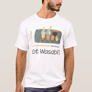 Le T-shirt de wasabi de l'enfant obtenu de sushi