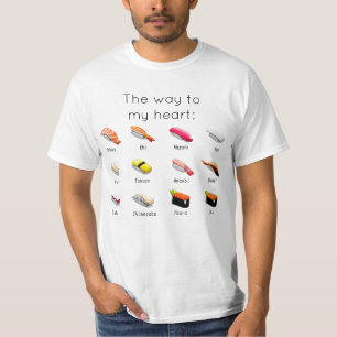 Le T-shirt des amateurs de sushi