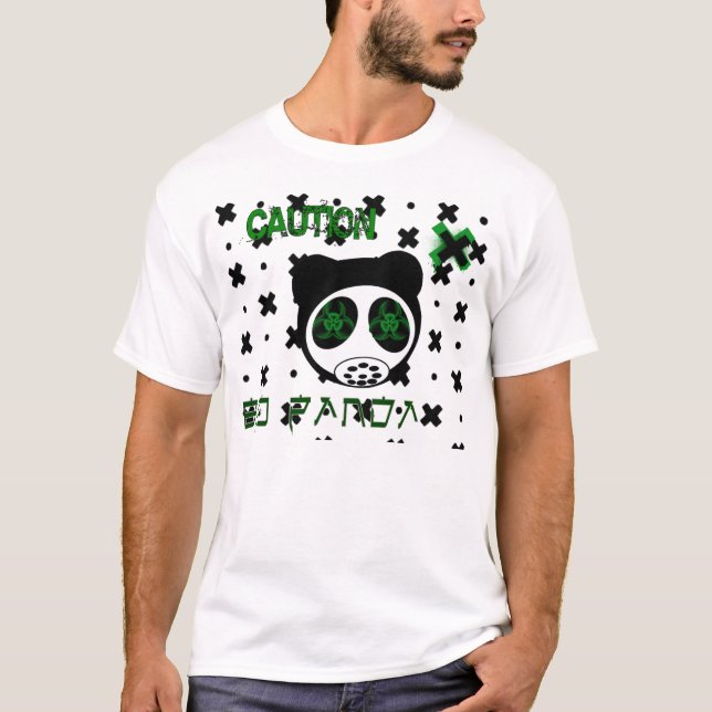 Le T-shirt des bio hommes de panda (Devant)