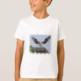 Le T-shirt des enfants de nid de balbuzard