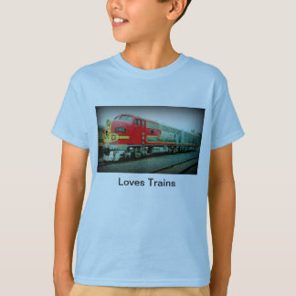 Le T-shirt des enfants de trains d'amours