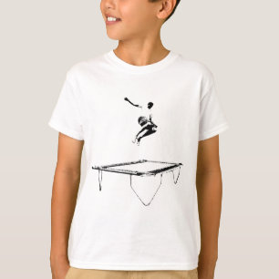 Le T-shirt des enfants de trempoline