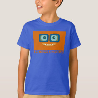 Le T-shirt des enfants d'orange de bande