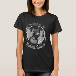 Le T-shirt des femmes argentées d'horizon de
