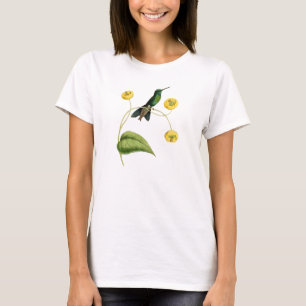 Le T-shirt des femmes brillantes de colibri
