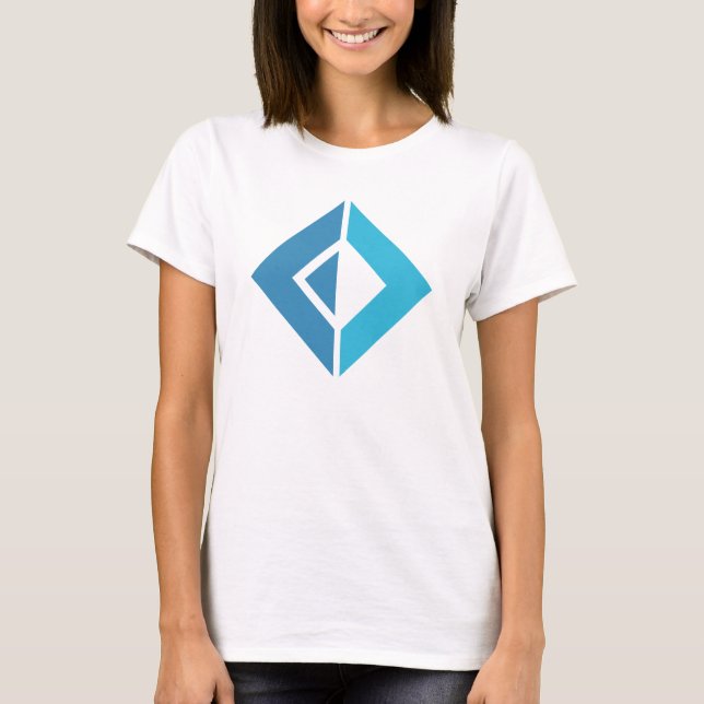 Le T-shirt des femmes de base de logiciel de F# (Devant)