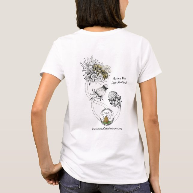 Le T-shirt des femmes de base de MABA (Dos)
