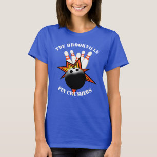 Le T-shirt des femmes de bowling