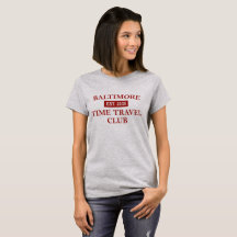Le T-shirt des femmes de club de voyages de temps