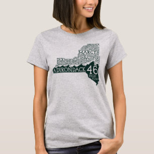 Le T-shirt des femmes de crêtes élevées