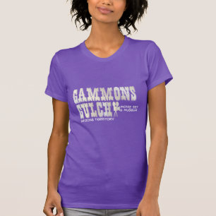 Le T-shirt des femmes de décor de film de Gulch d