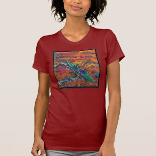 Le T-shirt des femmes de kayak