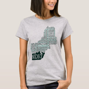 Le T-shirt des femmes de la Nouvelle Angleterre 67