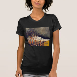 Le T-shirt des femmes "de pluie de Bourbon"