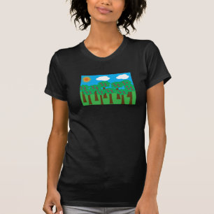 Le T-shirt des femmes de pommiers