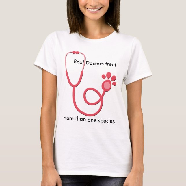 Le T-shirt des femmes de stéthoscope de (Devant)