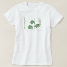 Le T-shirt des femmes de tortues de mer