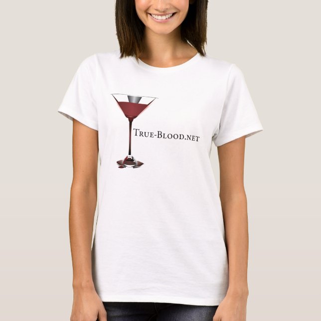 le T-shirt des femmes de verre de True-Blood.net (Devant)