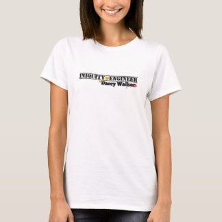 Le T-shirt des femmes d'ingénieur d'iniquité,