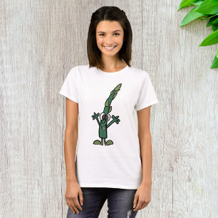 Le T-shirt des femmes drôles d'asperge