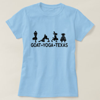 Le T-shirt des femmes du Texas de yoga de chèvre