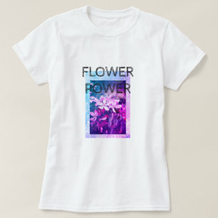Le T-shirt des femmes personnalisables de flower