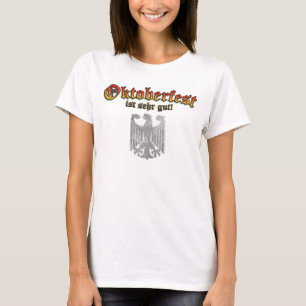 Le T-shirt des femmes potables de bière allemande