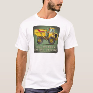 Le T-shirt des grands à benne basculante de camio