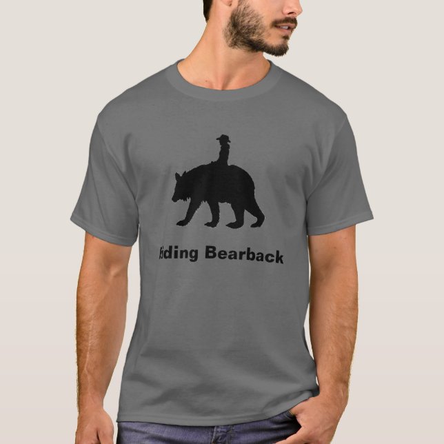 Le T-shirt des hommes à cru de monte (Devant)