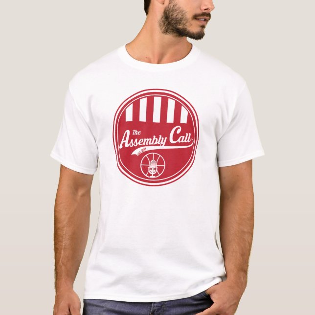 Le T-shirt des hommes avec le logo d'appel (Devant)