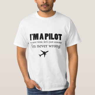 Le T-shirt des hommes - citation drôle d'aviation