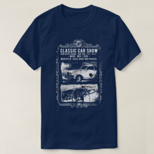 Le T-shirt des hommes classiques de Car Show