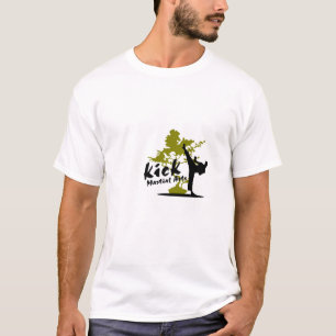 Le T-shirt des hommes d'arts martiaux de