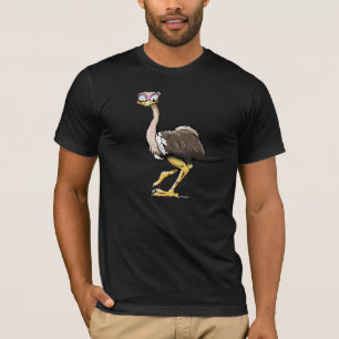 Le T-shirt des hommes d'autruche