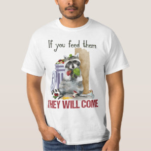 Le T-shirt des hommes de bandit de déchets de