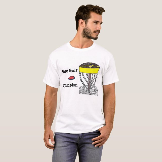 Le T-shirt des hommes de champion de golf de (Devant entier)