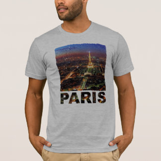 Le T-shirt des hommes de conception de Paris