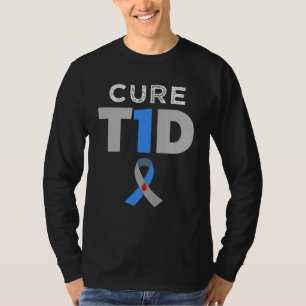 Le T-shirt des hommes de conscience de diabète de