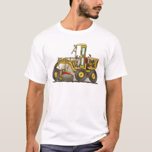 Le T-shirt des hommes de construction de niveleuse