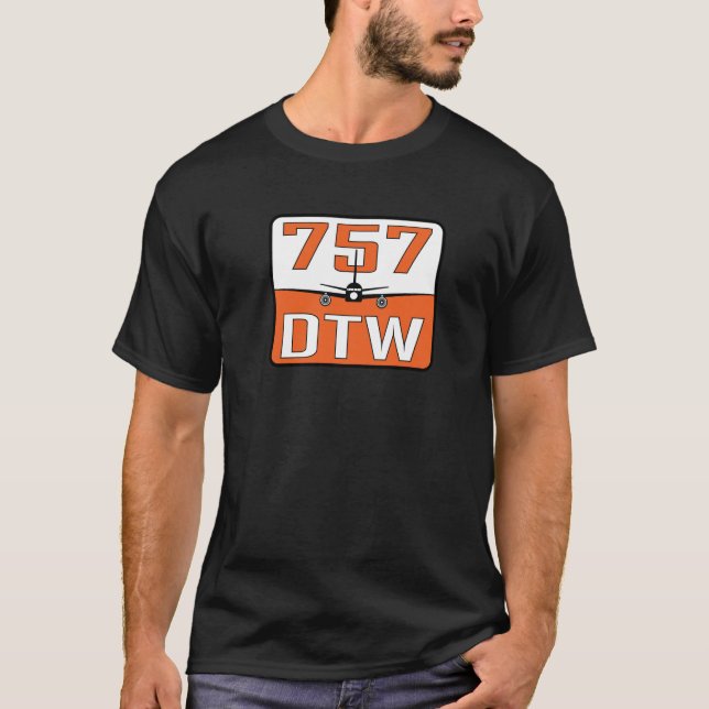 Le T-shirt des hommes de DTW 757 (Devant)