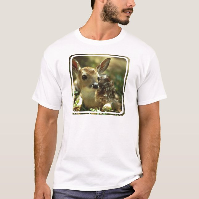 Le T-shirt des hommes de faon (Devant)
