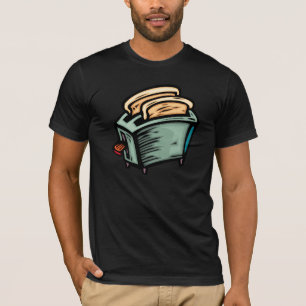 Le T-shirt des hommes de grille-pain