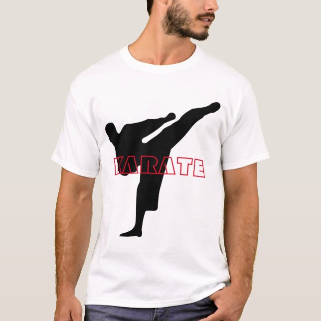 Le T-shirt des hommes de karaté (Devant)