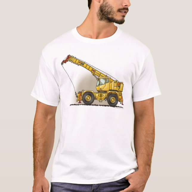 Le T-shirt des hommes de matériel de construction (Devant)