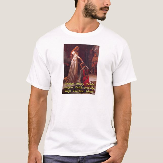 Le T-shirt des hommes de "neuf mots" (Devant)
